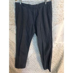 J.Crew Bowery‎ Pants Mens Grey Slim Tweed 35 x 32.    cc